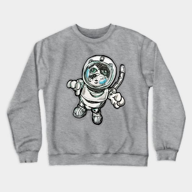 The Last Astronaut Crewneck Sweatshirt by silentrob668